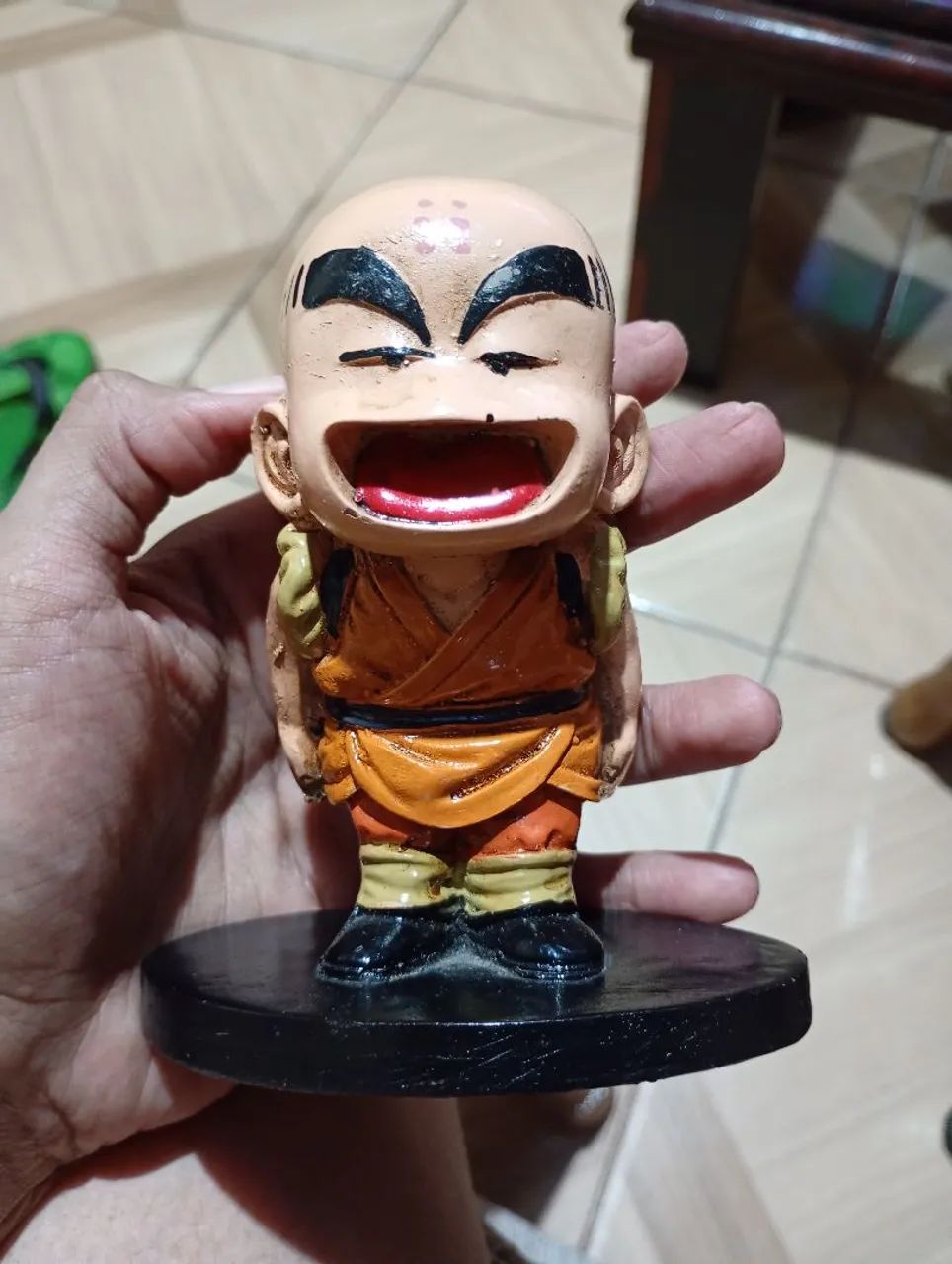 Kuririn Dragon Ball em resina - Foto 2