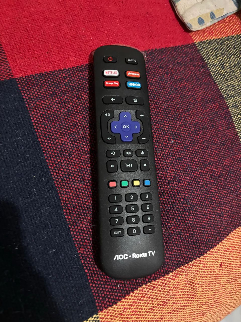 Controle TV AOC 43 431L3XA026303 Roku Tv