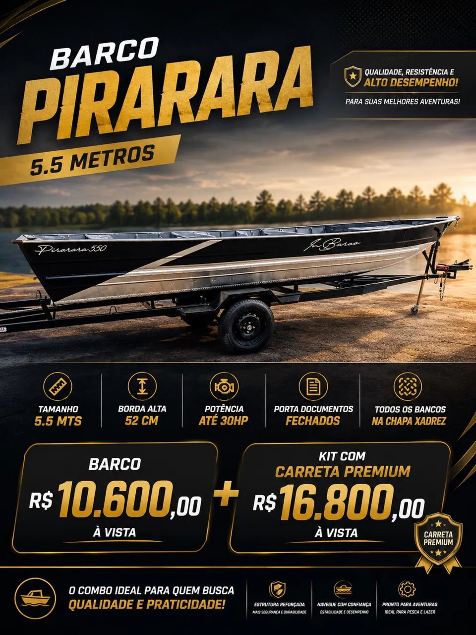 KIT BARCO PIRARARA