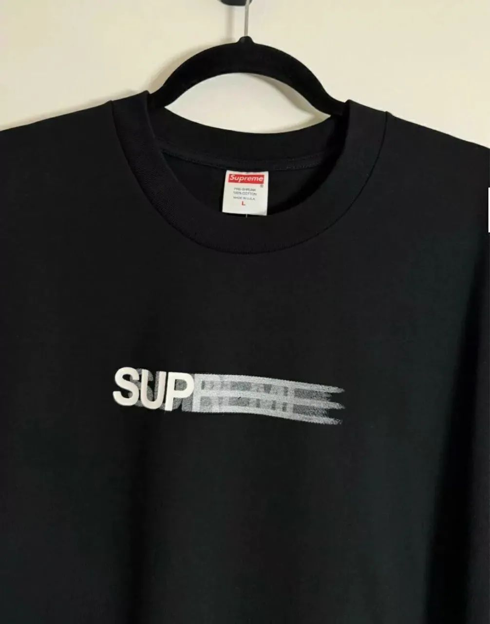 Camiseta Supreme Motion Logo Preta  - Foto 2