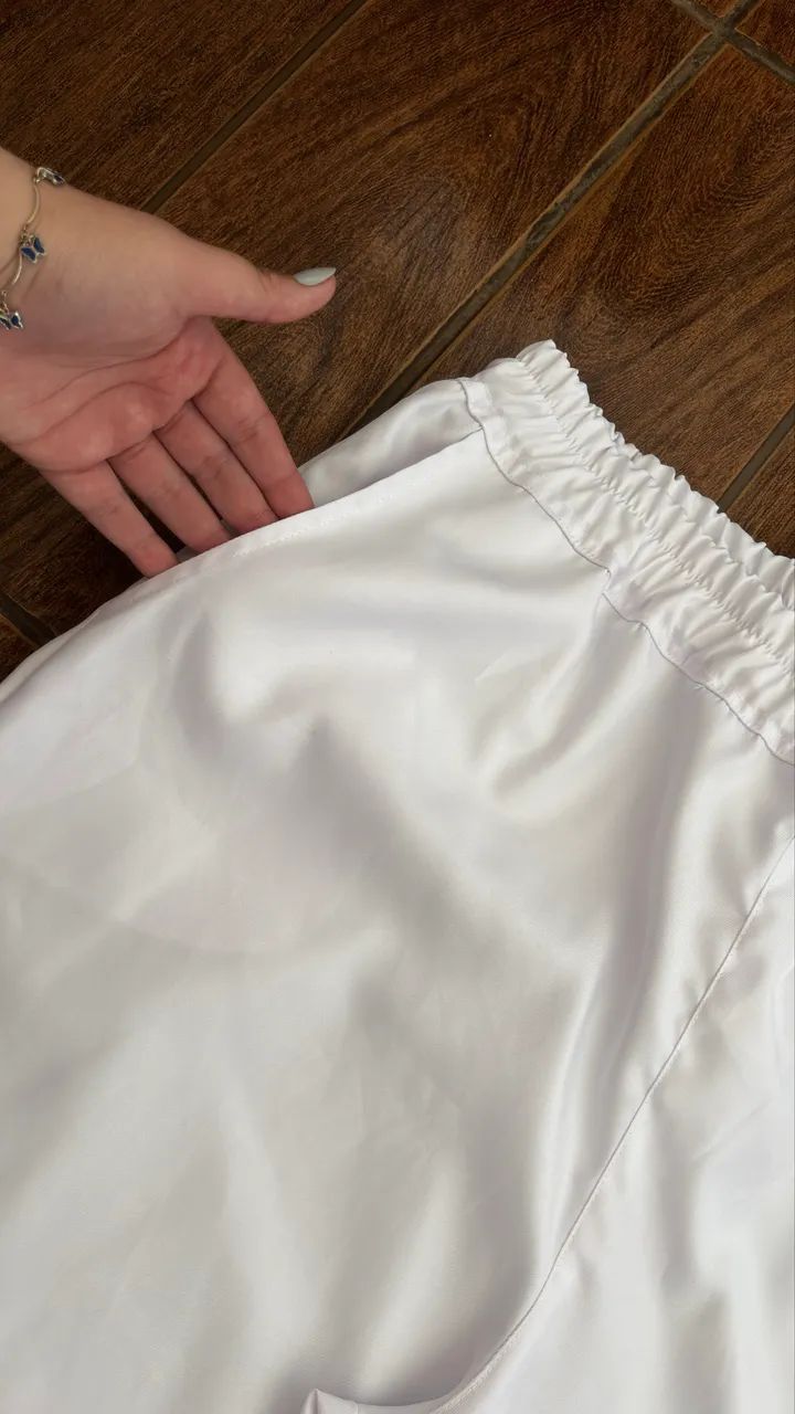 Conjunto Pijama Hospitalar Branco  - Foto 3