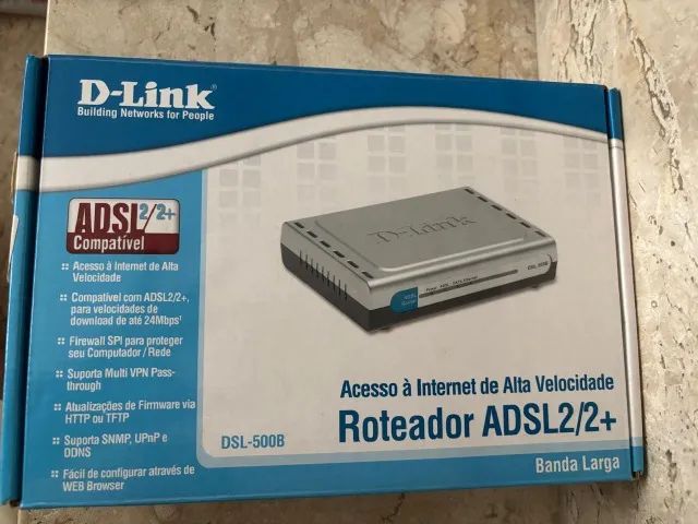 Roteador DLINK DSL-500B - adsl2/2+