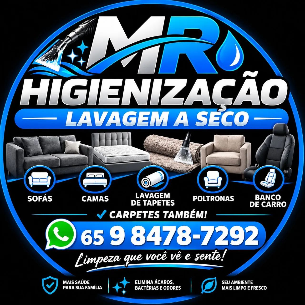 Mr higienização lavagem a seco
