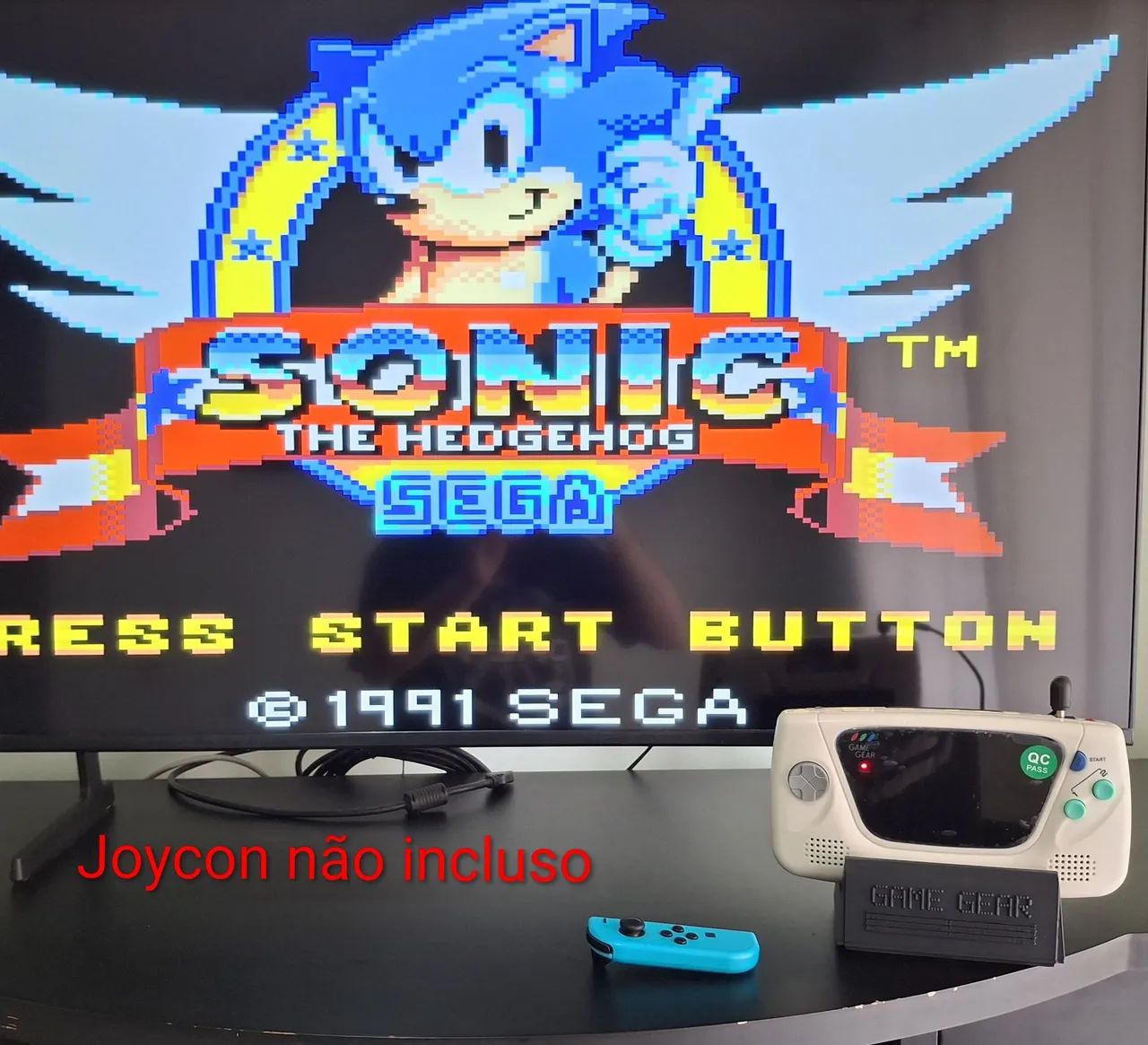 Game Gear consolizado (switch) em carcaça creme com bluetooth, HDMI e tela IPS  - Foto 2