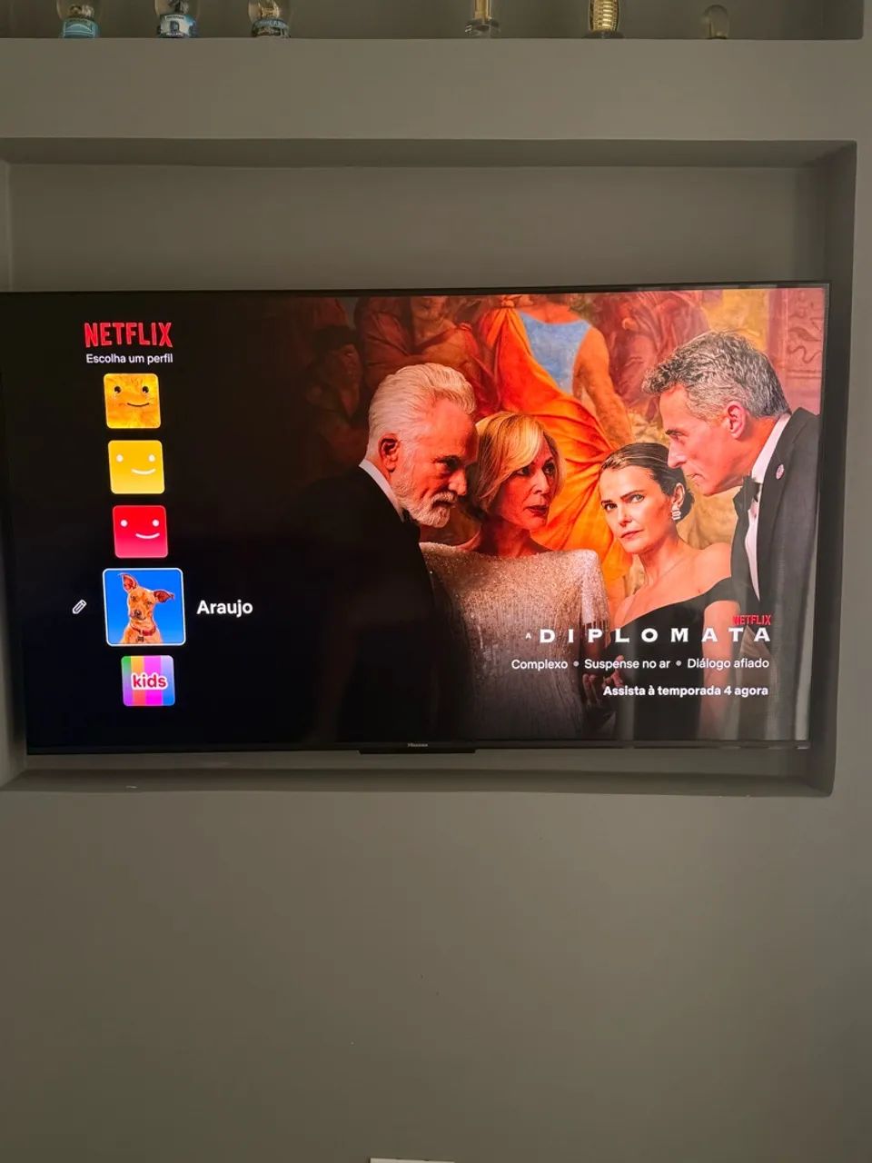 Smart Tv Hisense 4k 55 polegadas MINI LED - Foto 3