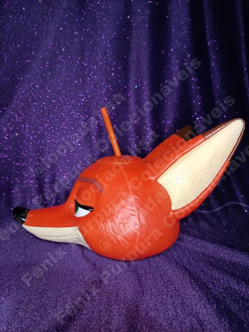 Copo Cabeça 3D Nick Wilde Zootopia 2 Cinemark Disney Pixar Novo Original - Foto 3