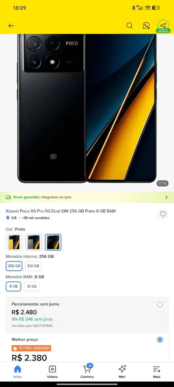 Poco x6 pro 5g 256gb  - Foto 5