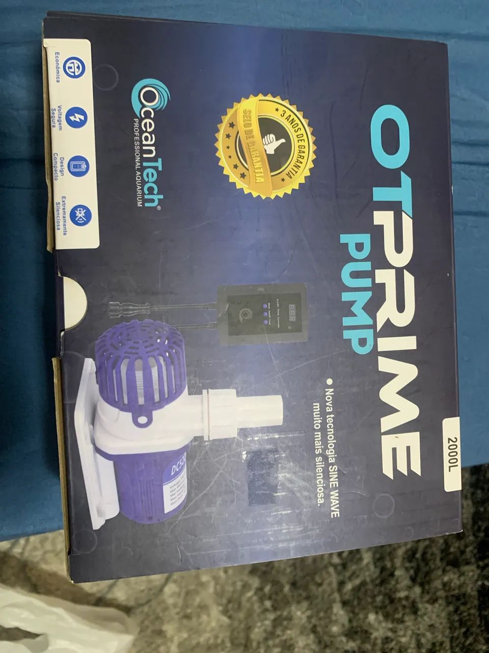 Bomba Interna Submersa Ocean Tech Ot Prime 2000L/H 20W Wave - Foto 2