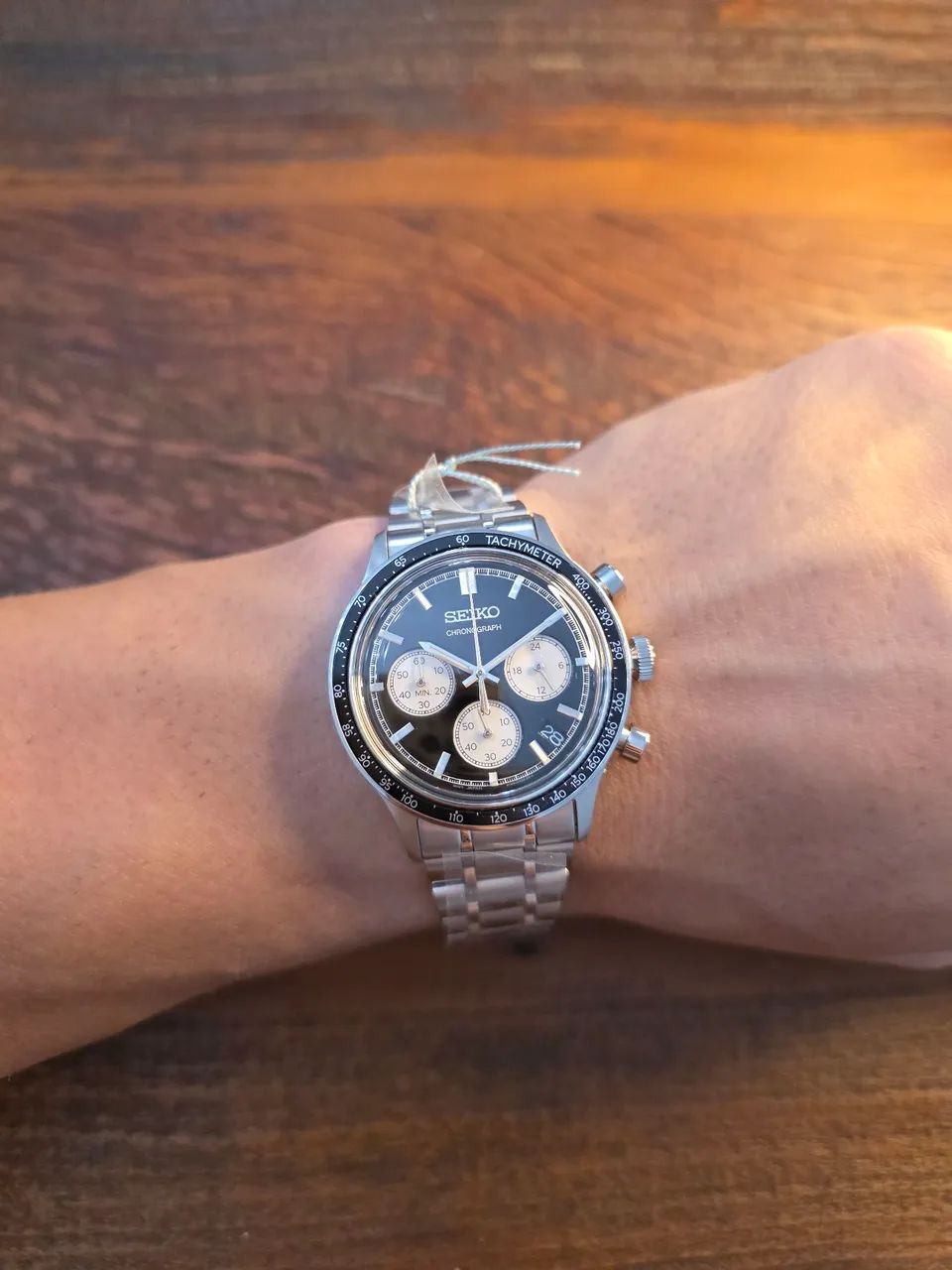 Seiko Cronógrafo NOVO 38mm de caixa  - Foto 4
