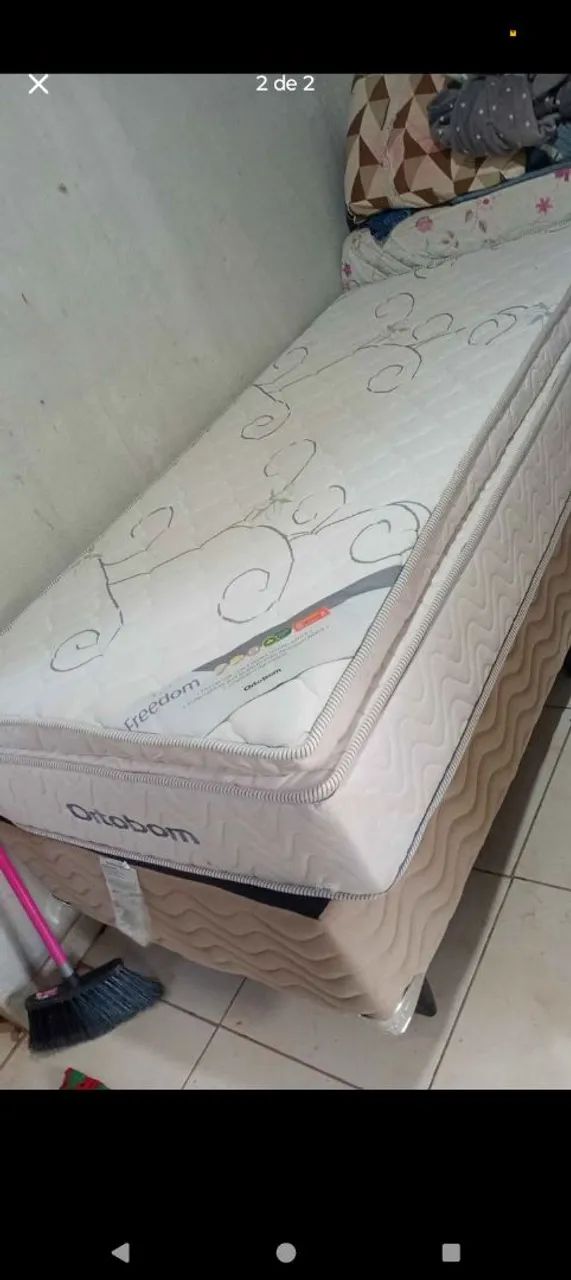 Cama box de solteiro 