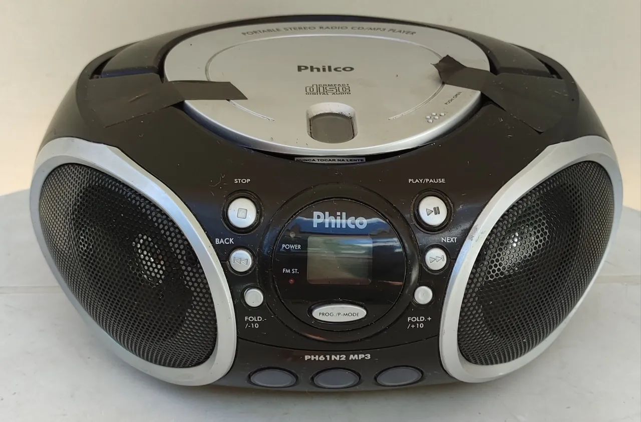 Rádio Philco CD Player FM Funcionando (CD com defeito)