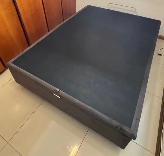Cama box baú casal com colchão  - Foto 2