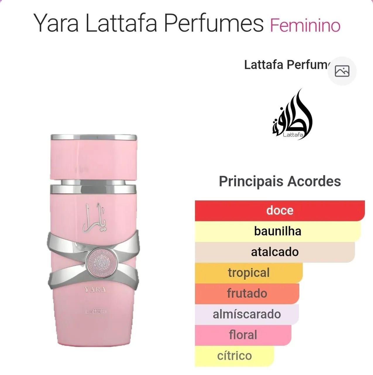 Lataffa YARA original e lacrado - Foto 4
