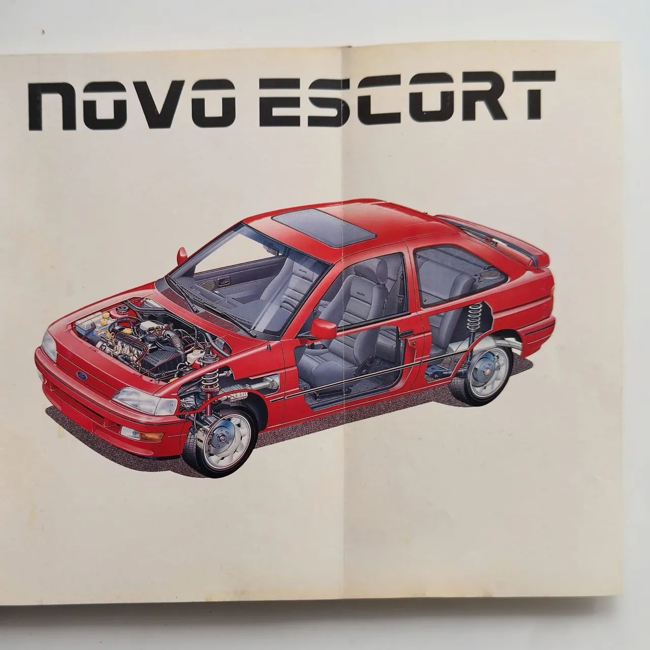 Manual do Proprietário Original Ford Escort 1993 - Peças para