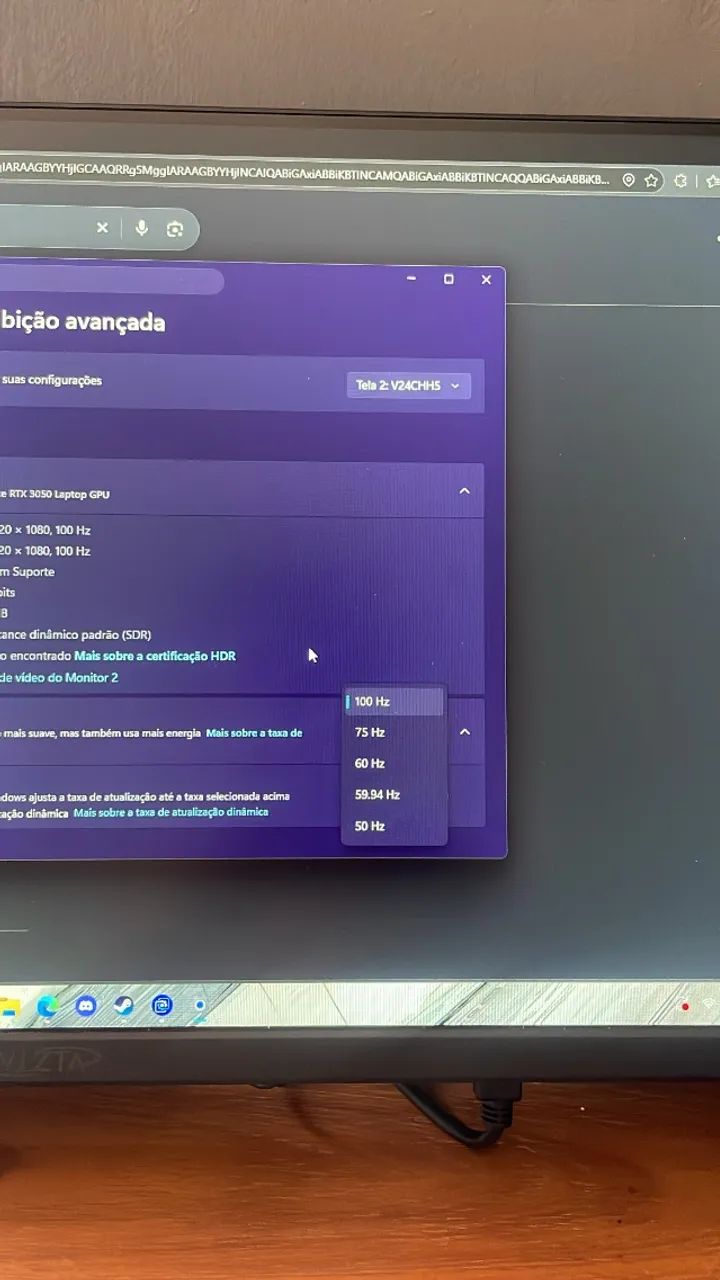 Monitor 100hz Borda Fina 24 Polegadas - Foto 2
