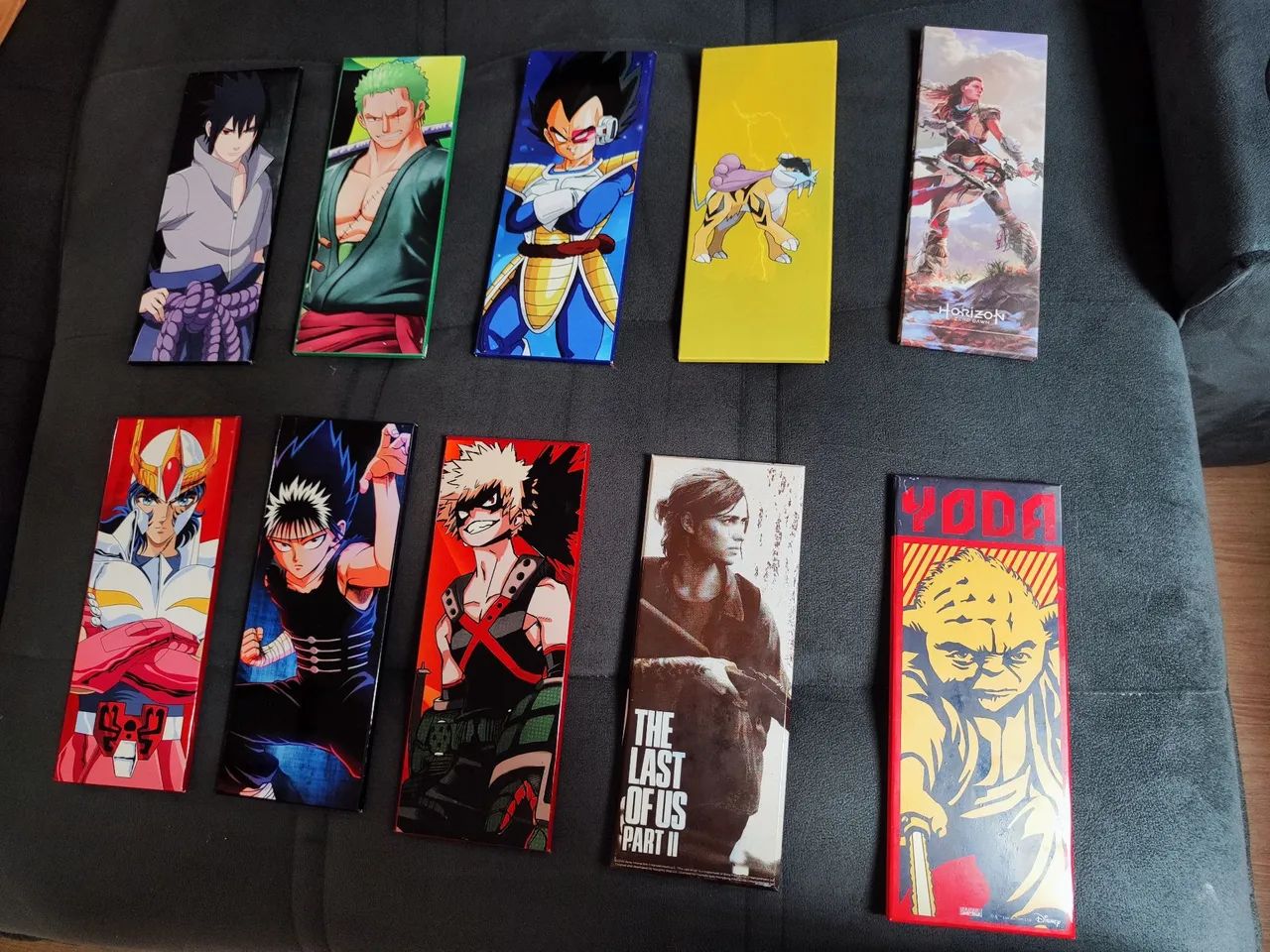 Placas metálicas - Animes, Jogos