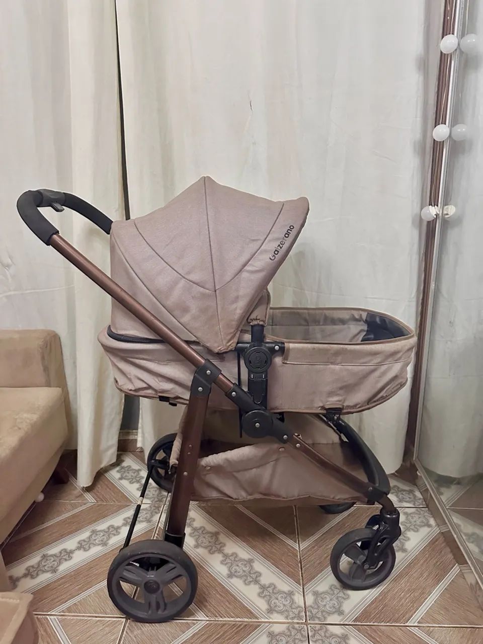 Vendo carrinho de bebê Galzerano - Foto 3
