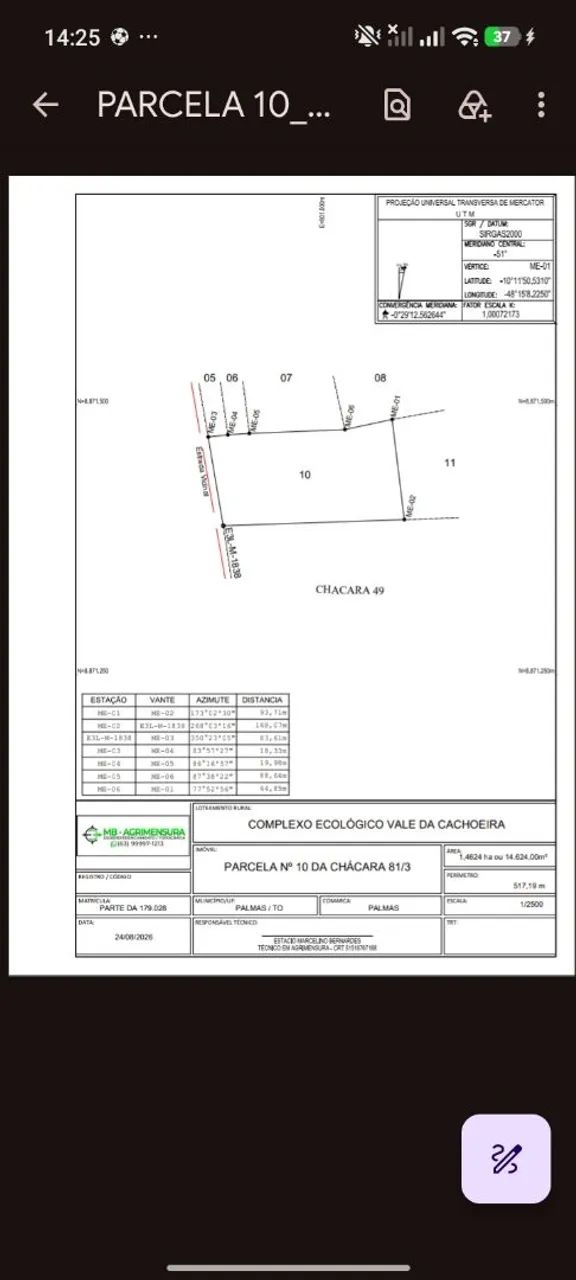Lote próximo ao limpão, 7 km da cidade chácara - Foto 5
