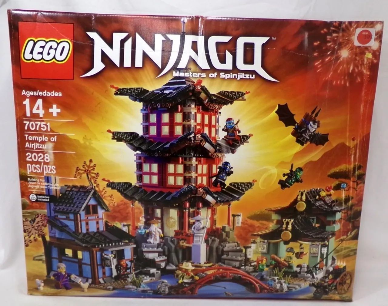 Lego Ninjago 70751 Temple Of Airjutzu - Brinquedos e Jogos - Água
