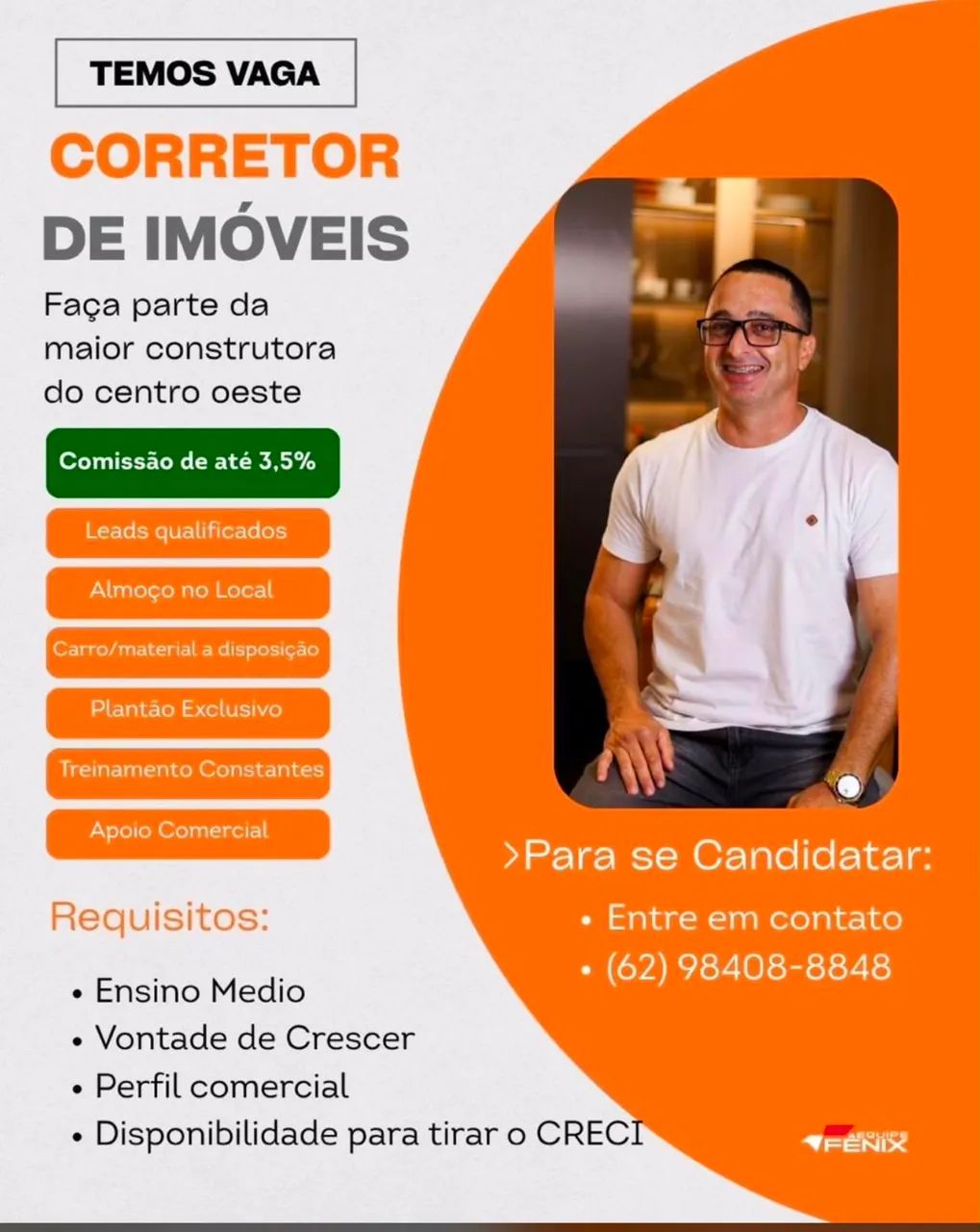 Contrata-se corretor de imóveis 