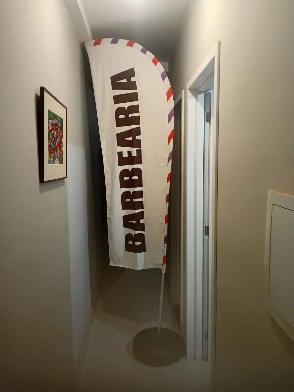 Wind baner barbearia