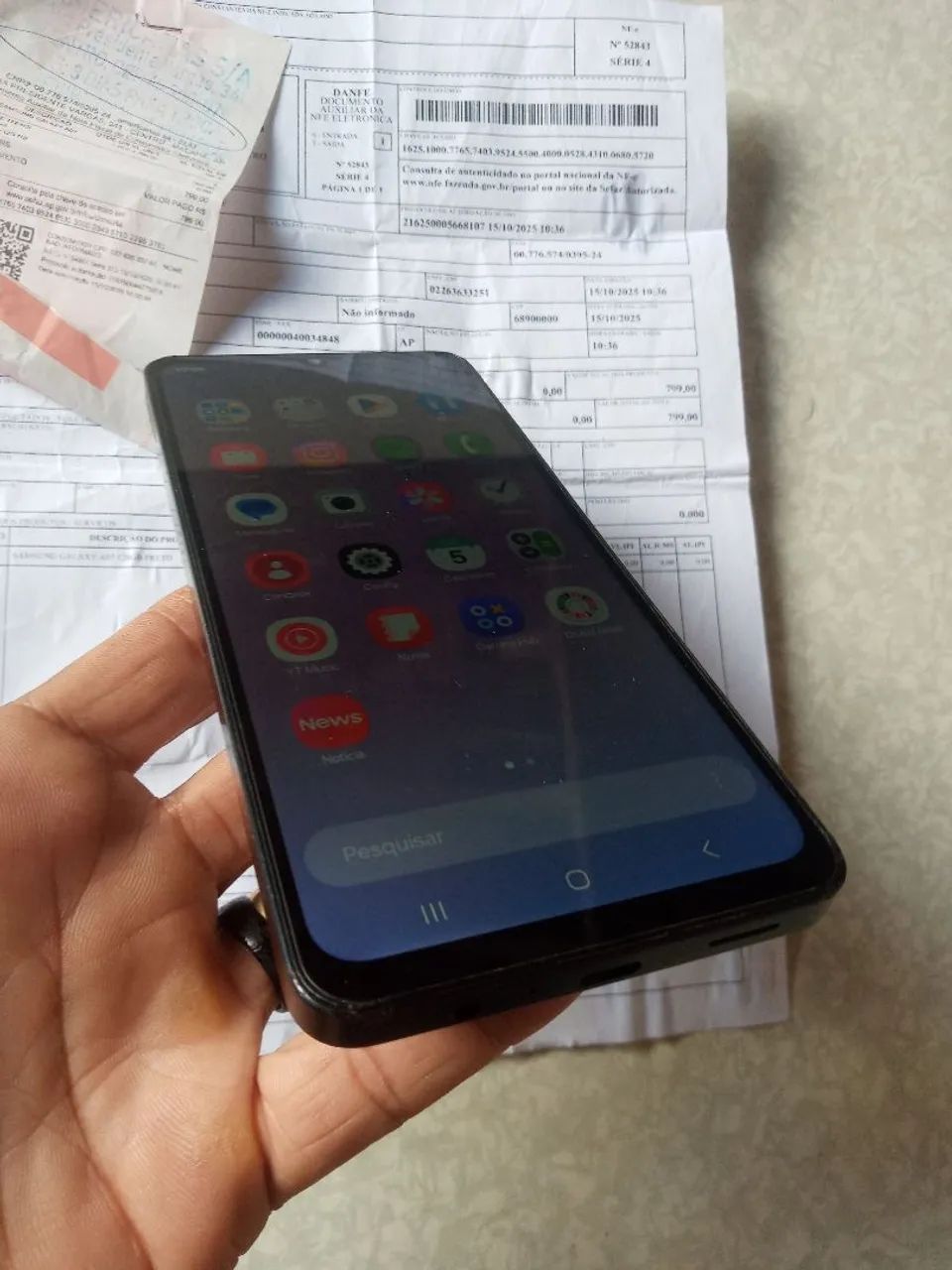 A07 com nota aceito proposta  - Foto 2