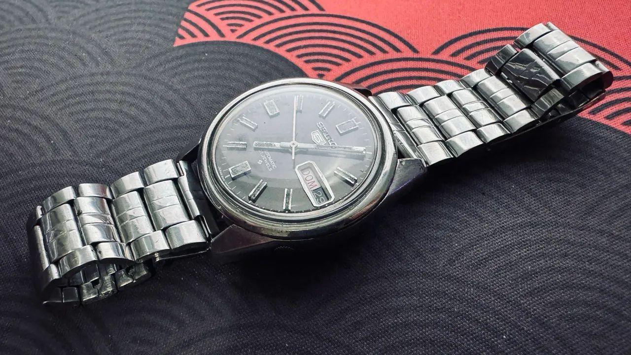 Seiko 5 automático vintage - todo revisado e polido - Foto 3