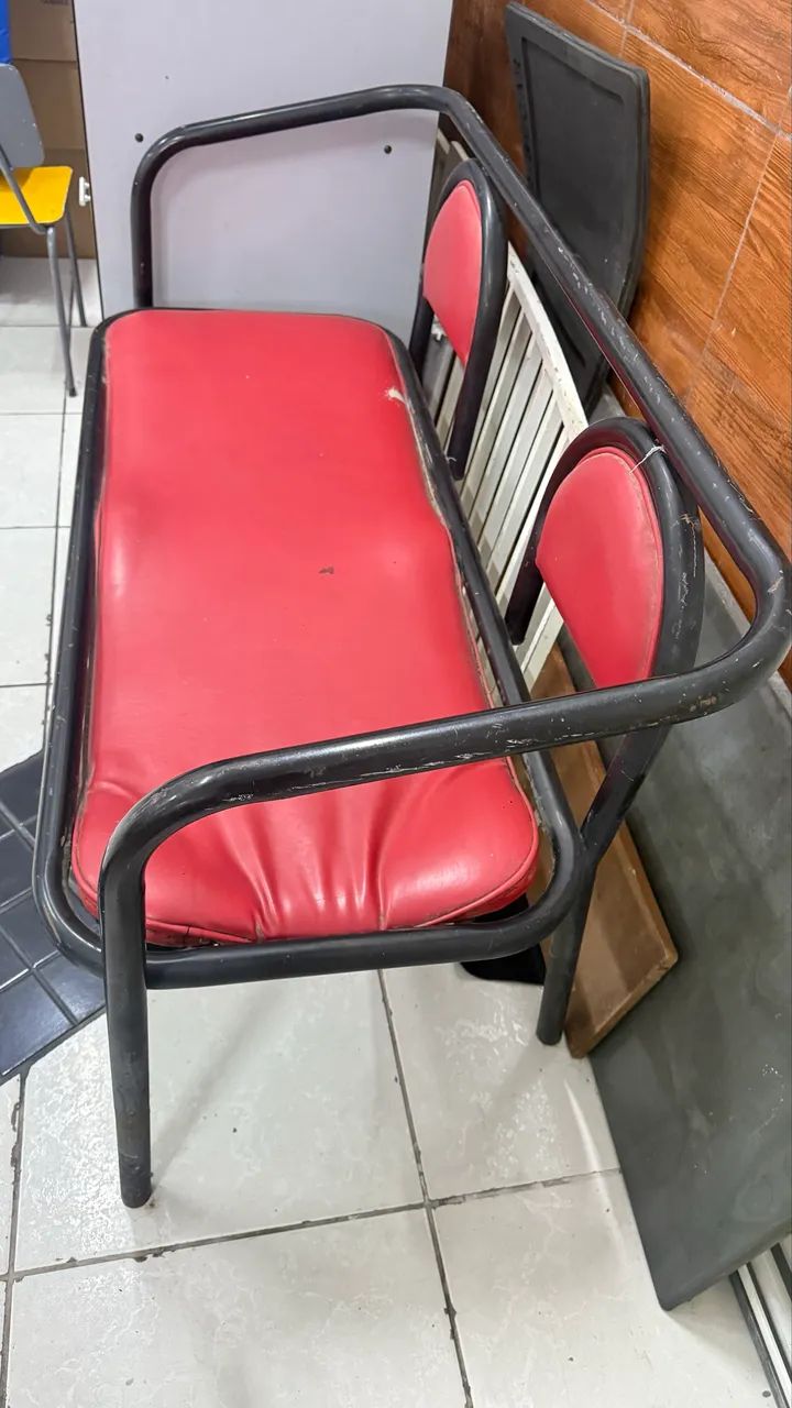 Cadeira banco estofado quebrado  - Foto 4
