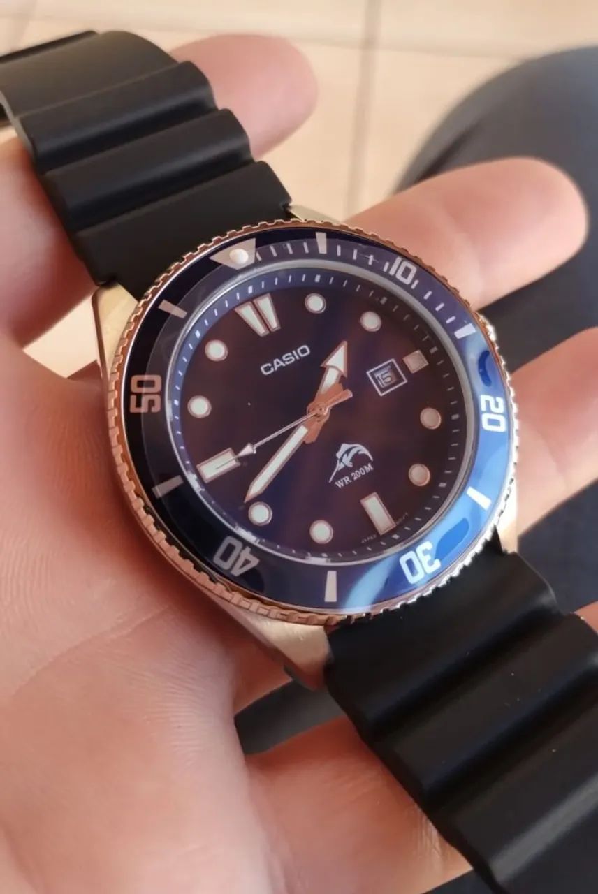 Casio Duro Marlin Mdv106 Azul - Foto 2