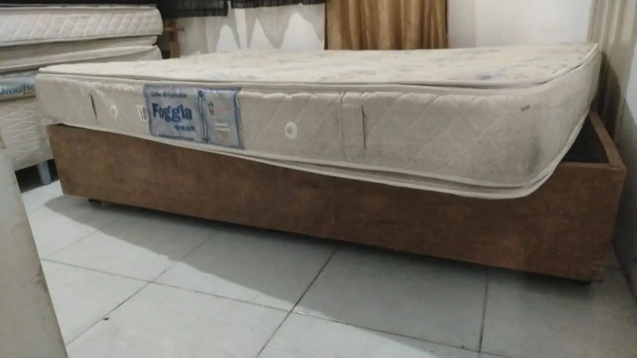 Cama casal, base e colchão, entrega grátis  - Foto 3