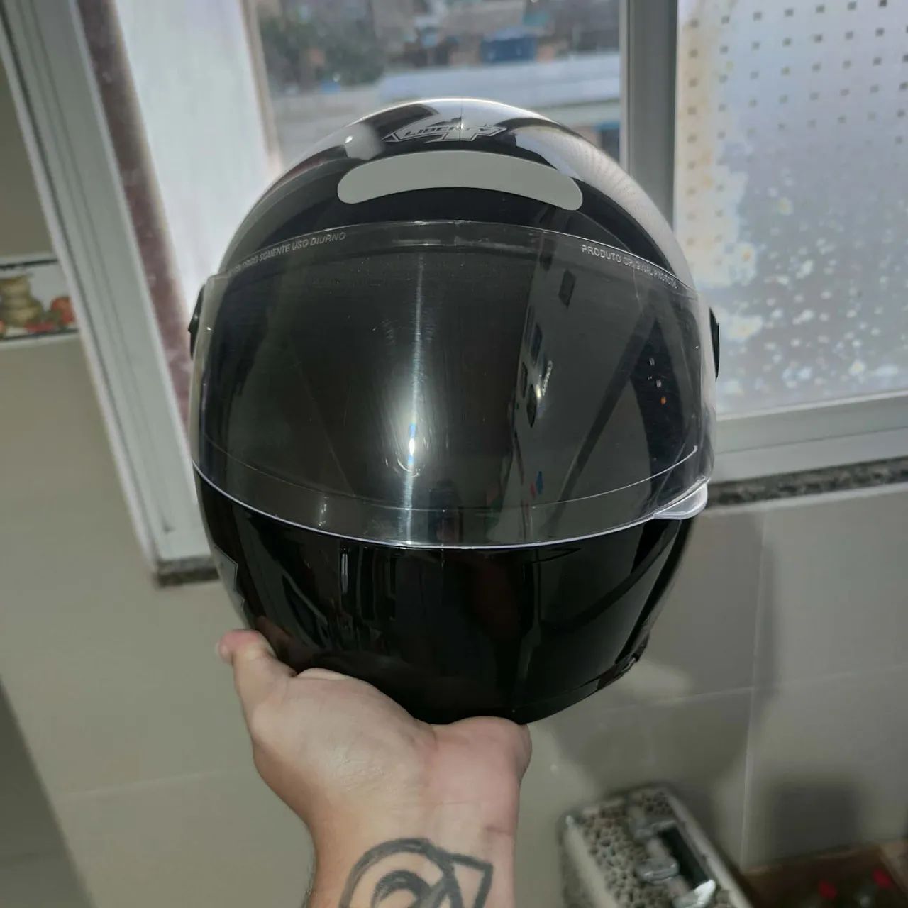 Capacete Liberty 4 Protork Nº58 Seminovo  - Foto 2