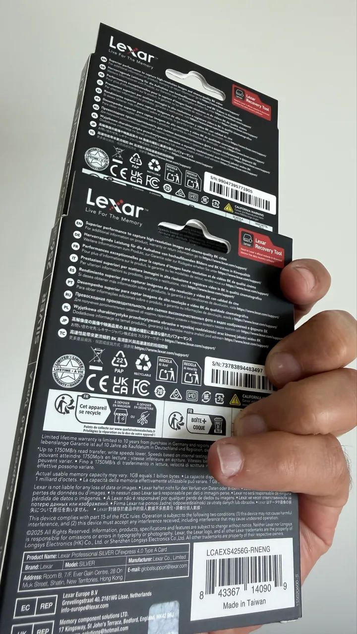 2 Cartão CF express Lexar A para Sony / Original - Foto 3