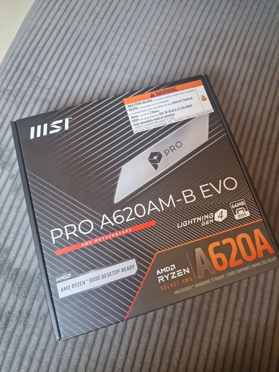 Placa Mãe MSI PRO A620AM-B EVO AM5