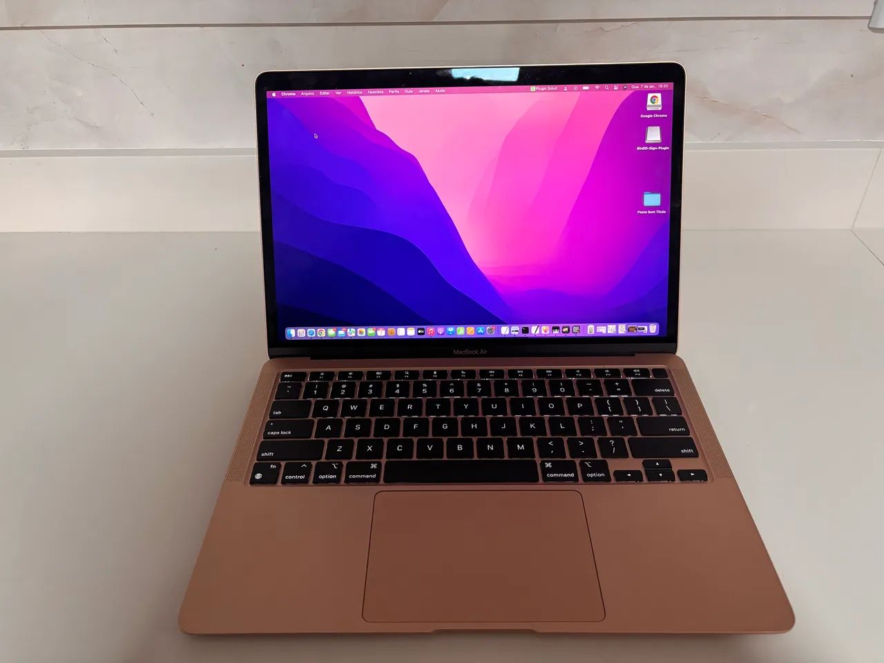 M1 MacBook Air（2020） Notebook Apple MacBook Air M1 2020 13.3'' 8GB RAM SSD Rápido e Leve