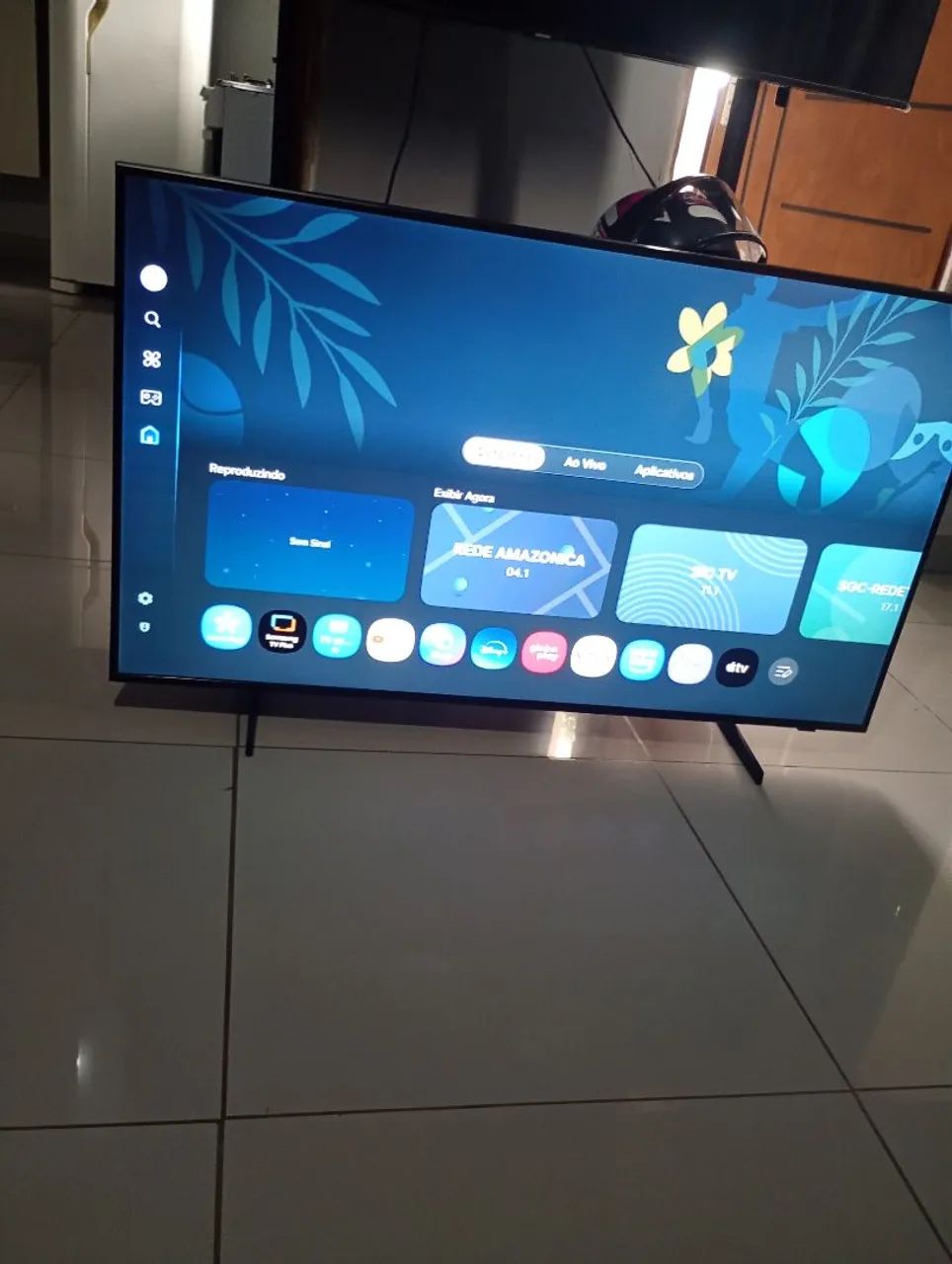 Televisão 50 polegadas Samsung tudo funcionando certinho perfeitamente som tela áudio  - Foto 2