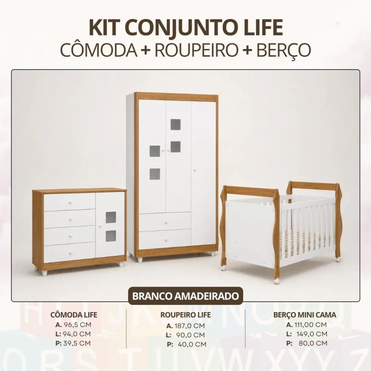 Quarto de bebê Life 