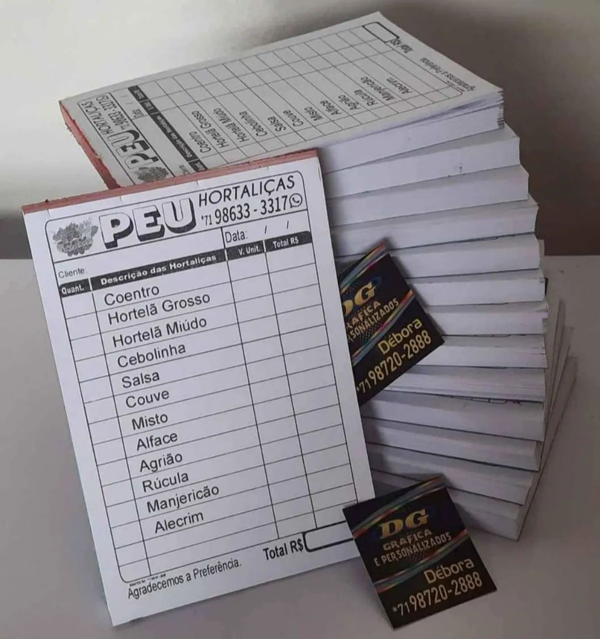 Bloco, Comanda de mesa para restaurante, pizzaria, espetinho,  - Foto 4