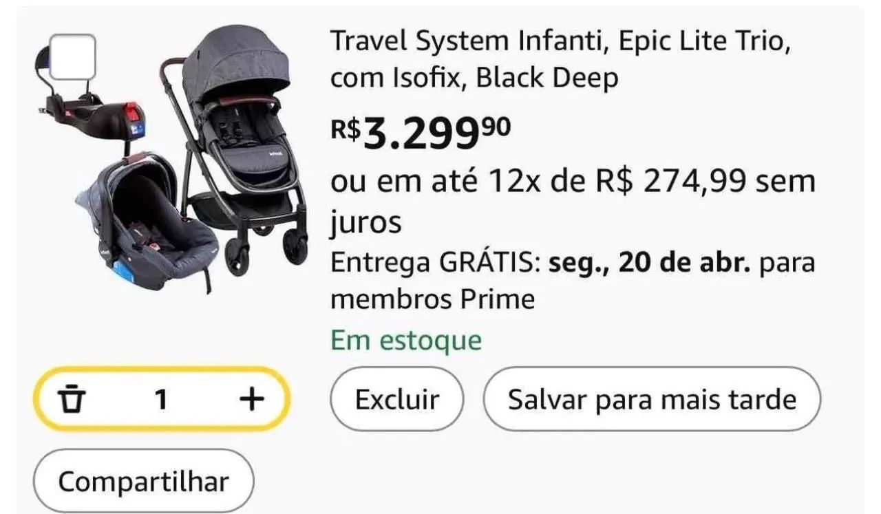 Bebê conforto com base isofix + carrinho  - Foto 4