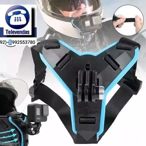 SUPORTE CELULAR PARA CAPACETE CÂMERA GROPO AVENTUREIRO - Foto 5