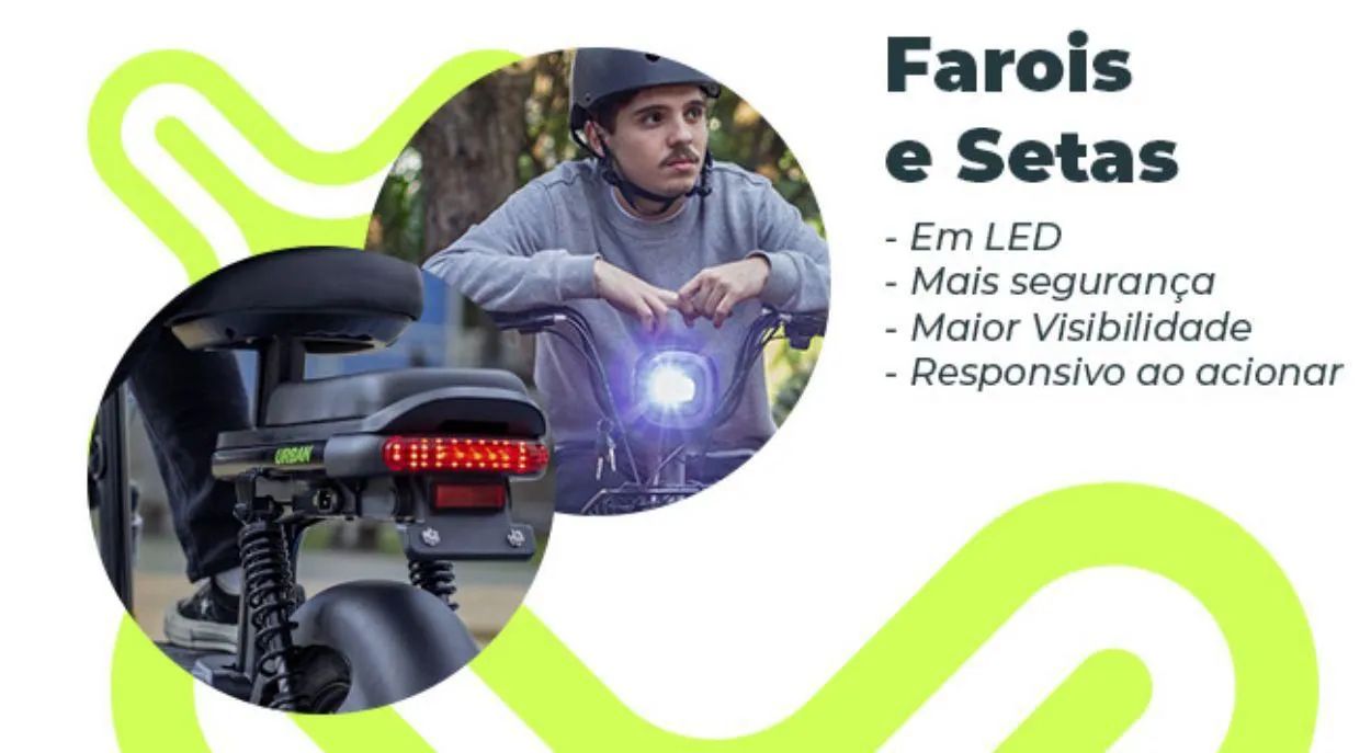 Bicicleta scooter elétrica 500w - Foto 4