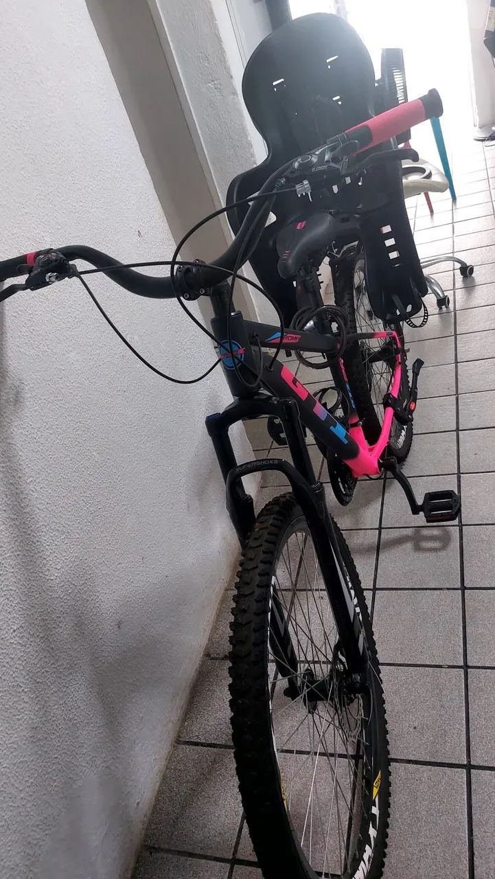 Bicicleta GTI com cadeirinha  - Foto 3