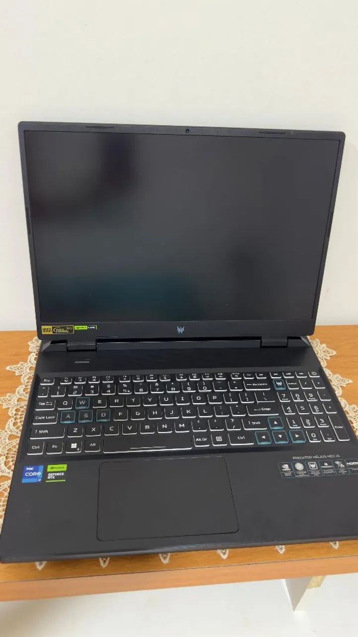 Notebook Gamer Acer Predator Helios NEO 16 - RTX 4050 - I7 13700HX - 16GB 4800MHZ - 512GB - Foto 2