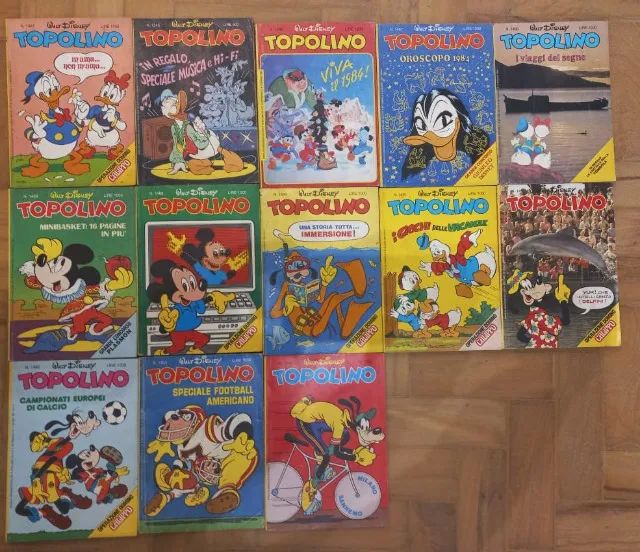 Coleção de gibis do Topolino (Mickey italiano) - lote 2