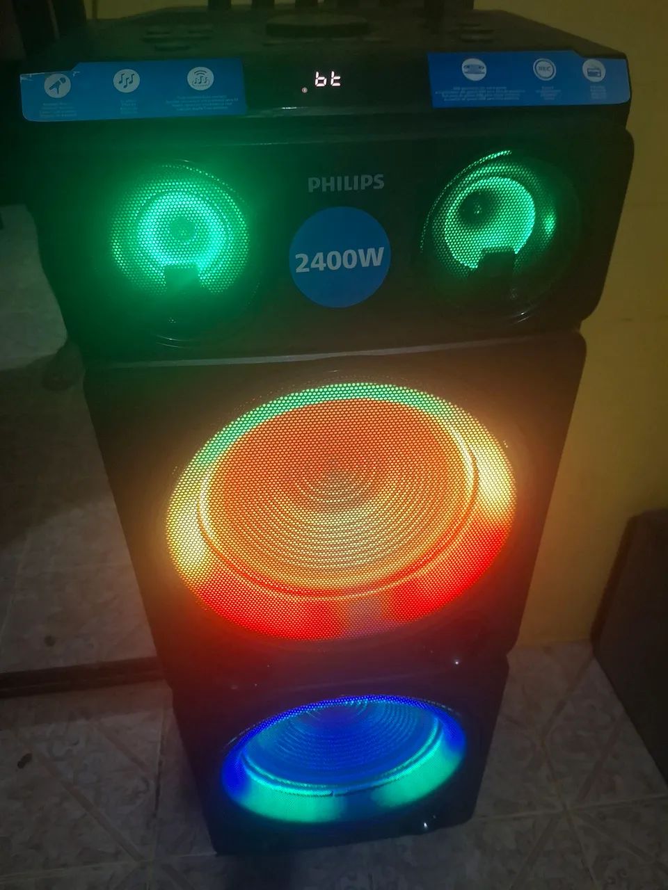 Caixa de som Philips zerada top