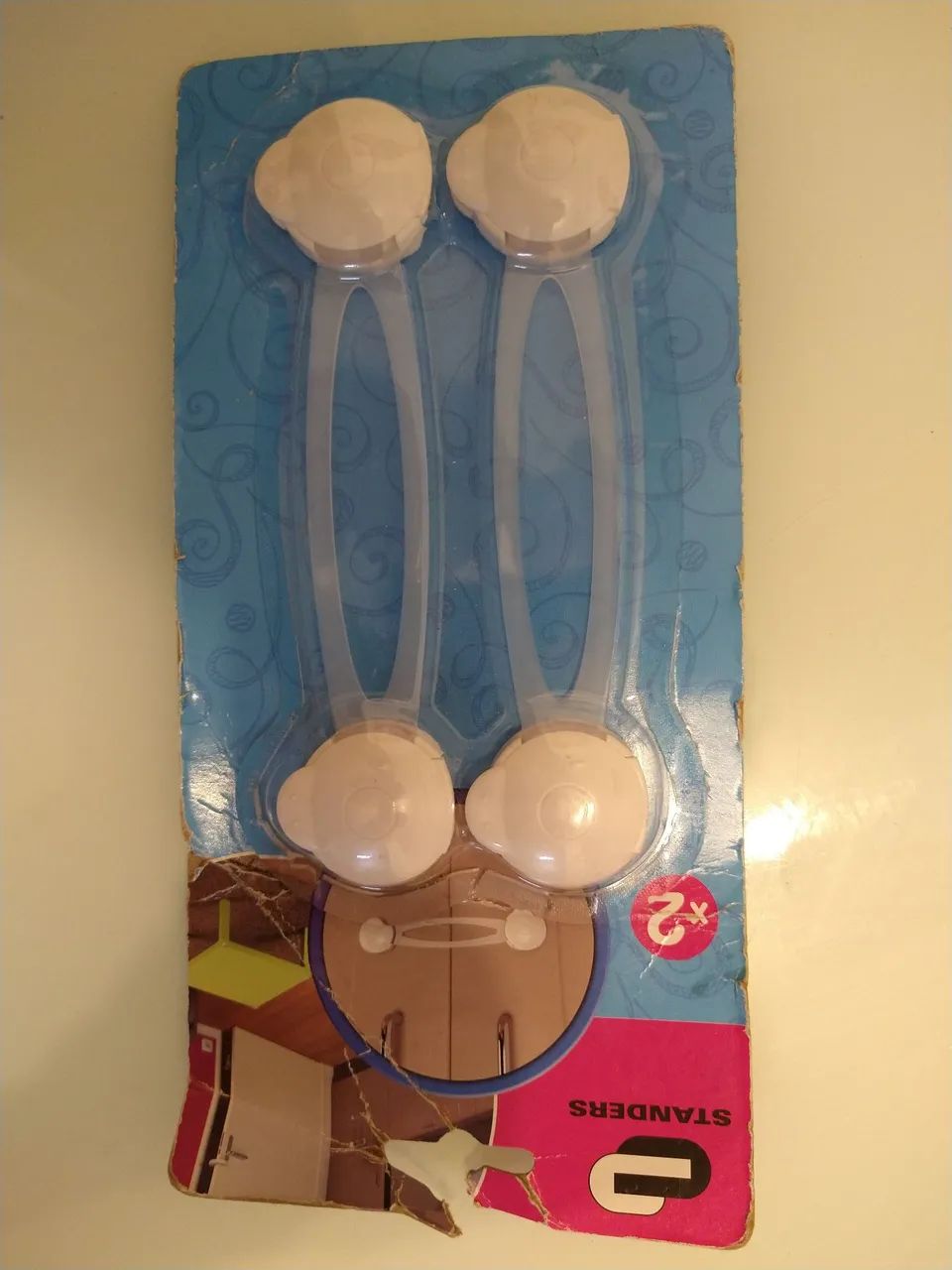 Trava multiuso 16 cm para gavetas e armários - 2 peças 