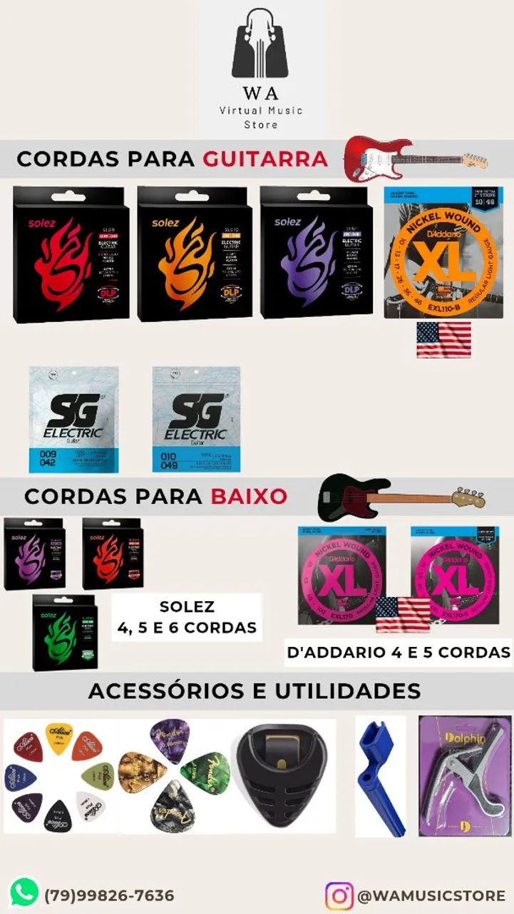 Kit de Tarraxas MXT para Violão Cordas de Aço  - Foto 4