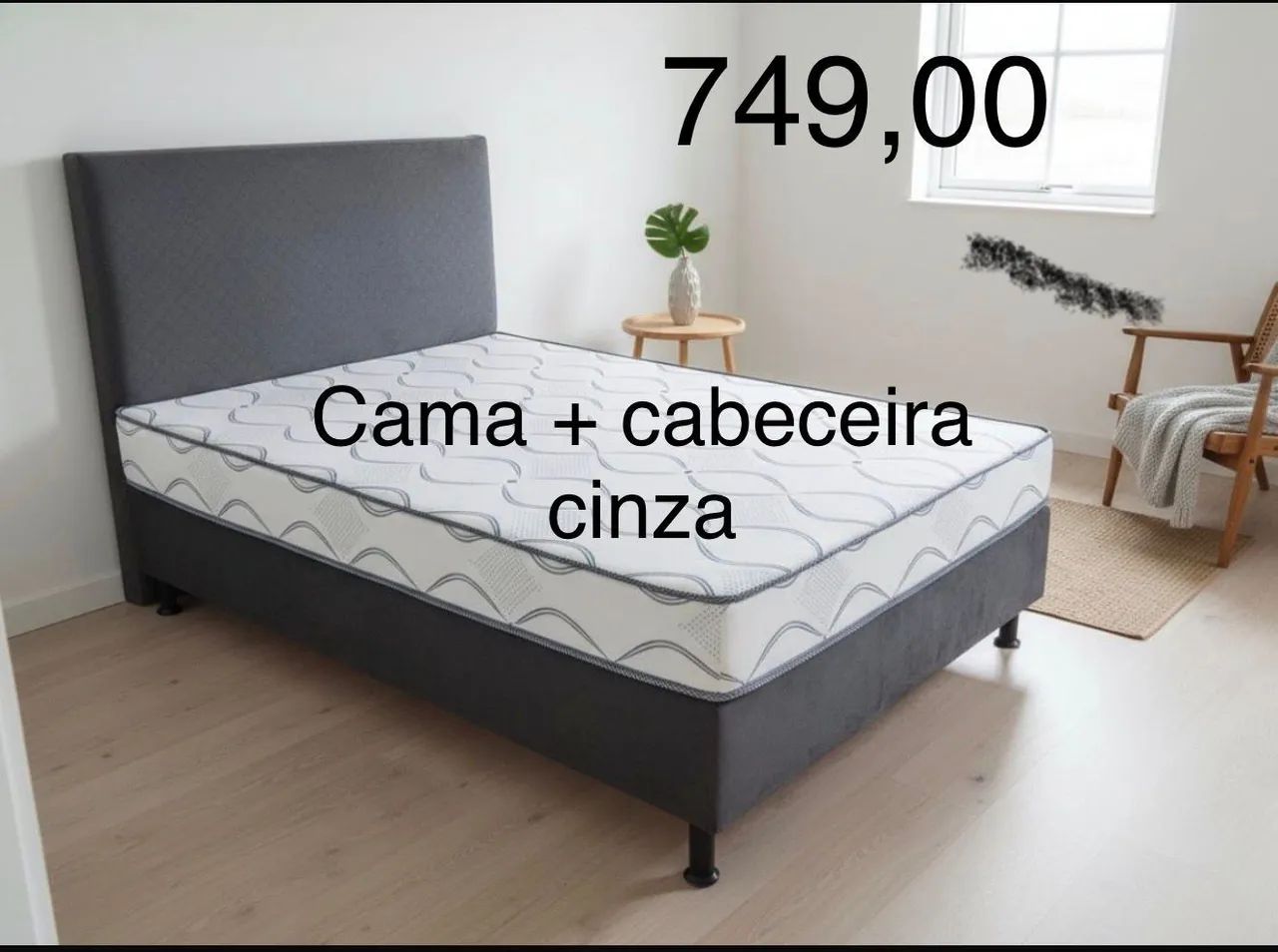 Cama com cabeceira de casal  - Foto 2