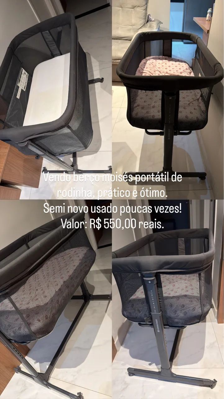 Berço moisés impecável 