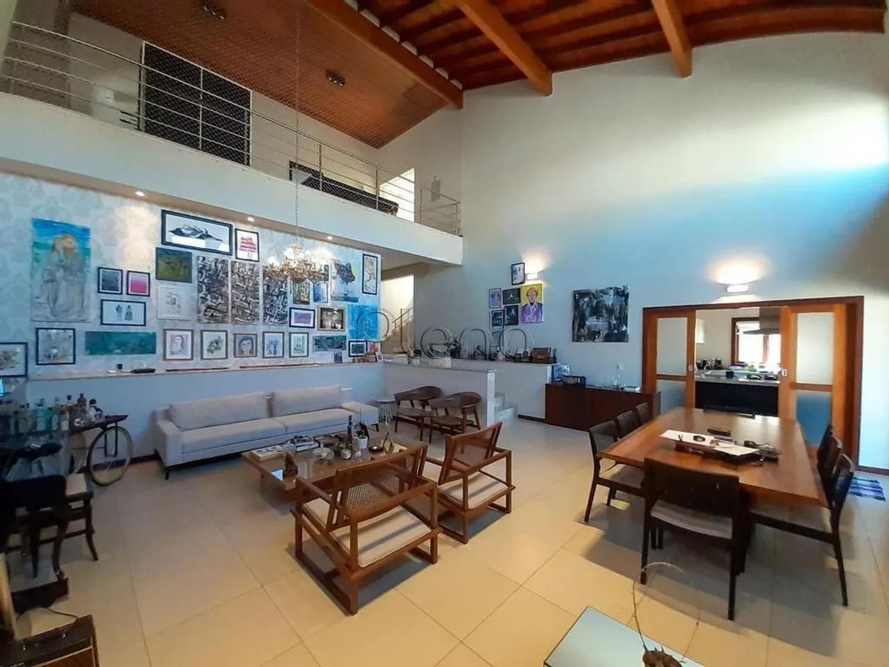 Sobrado para alugar em Campinas, Alphaville Dom Pedro, com 4 suítes, com 420 m² - Foto 4