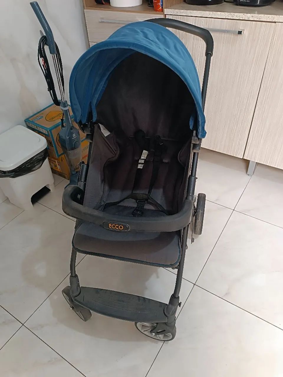 Carrinho de bebê Burigotto Azul 
